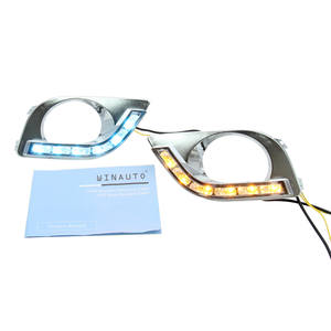 Feu avant étanche led pour voiture, anti-brouillard, drl, éclairage jaune et <span class=keywords><strong>bleu</strong></span>, pour <span class=keywords><strong>Nissan</strong></span> soleil ou psa ou atio 2011 — 2013 - Product Image 1