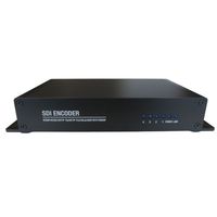 Codificador IPTV SDI Profesional de 4 Canales Compatible con Protocolos RTMP/RTSP/HLS/UDP/SRT, Equipo de Transmisión en Vivo para Sistemas de Hotel y Estudio