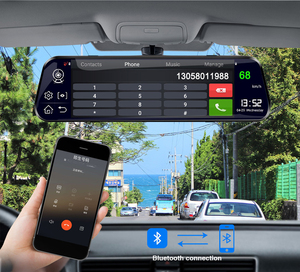 Specchietto Retrovisore Auto 4G GPS 11,26 Pollici con DVR di Sicurezza AHD Schermo Intero Grandangolare Registratore Personalizzato Scatola Nera - Product Image 2