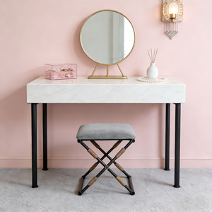 <span class=keywords><strong>Taburete</strong></span> moderno de tela de lino en forma de X con base de metal, decoración de cuerda de cáñamo para dormitorio, sala de estar, comedor, Hotel, hogar, apartamento, uso de entrada - Product Image 4