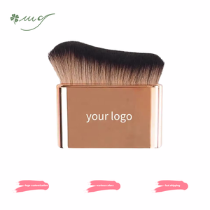 Brocha <span class=keywords><strong>de</strong></span> <span class=keywords><strong>Maquillaje</strong></span> Suave con Mango <span class=keywords><strong>de</strong></span> Plástico y Pelo Sintético para Difuminar Base Líquida, Autobronceador, Bronceador Facial y Iluminador - Product Image 1