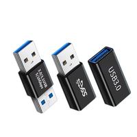 Adaptateur USB 3.0 mâle à femelle, connecteur d'extension USB 3.0 haute vitesse 10 Gbit/s pour ordinateur portable