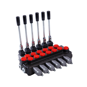 3 Spool Monoblock <b>Hydraulic</b> Control Valve Manual Directional Valve for Log Splitter Wood <b>Cutter</b> - Product Image 5