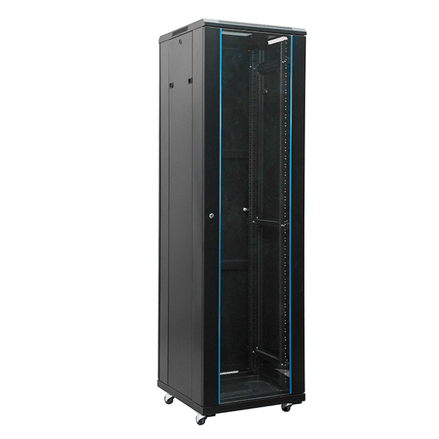6U 9U 12U 19 Inch Data Center Server Rack 42U Floor Standing Glass Door Network Cabinet