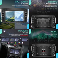 Hikity pour Benz/CLK/W209/E-W210/Clase C/W203/SLK/W170 1998-2005 7 "4 + 64G Android autoradio stéréo GPS/WiFi/Carplay/Android Auto
