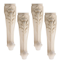 Accessoires de meubles solides personnalisés pieds en bois pieds de canapé pieds de lit pieds de chaise en bois sculpté pieds de table