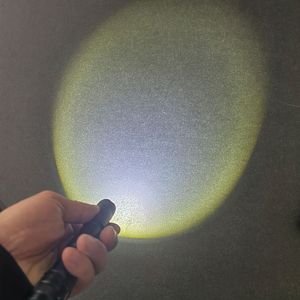 <b>Led</b> <b>Flashlight</b> 2 Section AA Telescopic With Pen Clip High Power For Hiking Camping Daily Use - Product Image 4