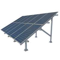 Supports de montage triangulaires de panneau solaire pour toit plat de haute qualité cadre de support de panneau solaire pour système de montage sur toit