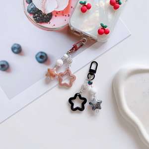 พวงกุญแจอะคริลิกรูปดาวหลากสีขายส่ง พวงกุญแจดาวห้าแฉก DIY สุดสร้างสรรค์ จี้ตกแต่งกระเป๋าแฟชั่น - Product Image 4