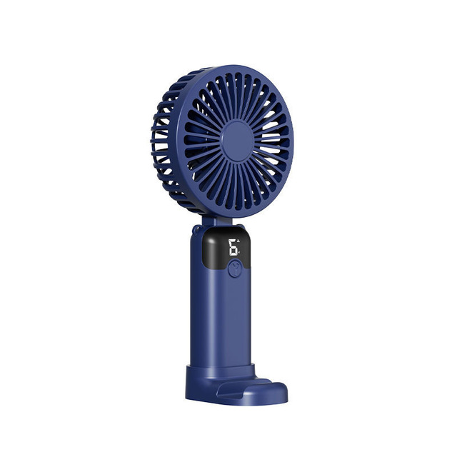 New Handheld Wearable Foldable Small Fan Cute Portable Personal Electric USB Rechargeable 1200mAh Battery English Brushless