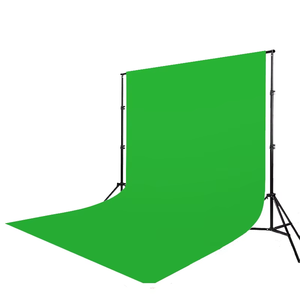Fondale Fotografico Professionale in Mussola 3x6m, <span class=keywords><strong>Sfondo</strong></span> Verde Chroma Key per Studio Fotografico - Product Image 1