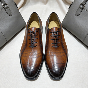 <span class=keywords><strong>Scarpe</strong></span> Oxford <span class=keywords><strong>da</strong></span> Uomo Comode e Traspiranti in Vera Pelle con Lacci per Matrimoni di Lusso e Occasioni Formali - Product Image 2