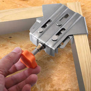 Abrazadera de Esquina Multiusos de Acero Inoxidable Industrial de 90 Grados, Abrazadera de Ángulo Recto de Liberación Rápida para Trabajos en Madera, OEM/ODM Disponible - Product Image 1