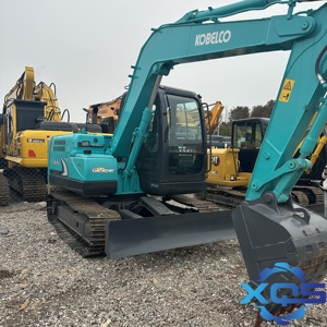 Excavadora de cadenas Kobelco Sk75 de segunda mano con motor Yanmar, peso operativo de 7500 kg, capacidad de la cucharón de 0.4 m, potencia de 44300 W - Product Image 4