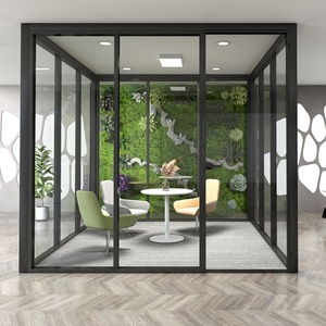 Cloison de bureau coulissante et pliante insonorisée au design moderne, séparateur en verre mobile pour les lycées, les hôpitaux et les gymnases - Product Image 1