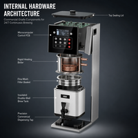 Machine à thé commerciale électrique automatique, distributeur de thé et de lait, machine à café, chauffe-eau 220V 5L