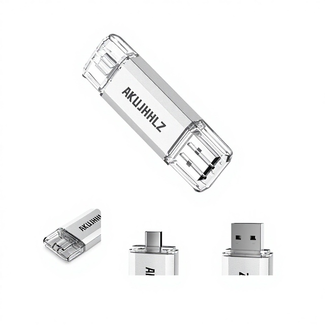 Dual USB 3.1/3.0 & Type C High-Speed Flash Drive for Phone/Laptop-New Aluminum Alloy 2-Year Warranty
