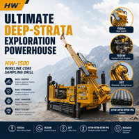Hengwang HW-YDX-1500GL Foreuse rotative sur chenilles pour carottage de 1500 m, pour essais de sol et forage de roche, à vendre
