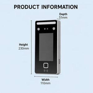 Machine de contrôle d'accès et de reconnaissance faciale Wi-Fi pour <span class=keywords><strong>2000</strong></span> utilisateurs, idéale pour les entrées de bureaux et de bâtiments - Product Image 4