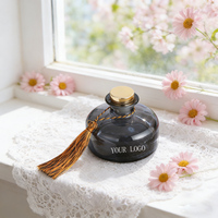 Diffuseur de parfum de luxe personnalisable avec logo privé, 100 ml, parfum naturel longue durée, bâtonnets blancs, assistance 24h/24 et 7j/7