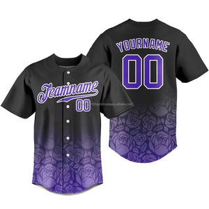 เสื้อเบสบอลตามสั่งเสื้อใส่เล่นแนวสตรีทเสื้อออกกำลังกายสไตล์สตรีทเสื้อพิมพ์ลายแบบเต็มหมายเลขโลโก้ตามสไตล์ - Product Image 4