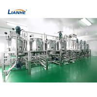 Machine de fabrication de savon, avec réservoir de mélange de produits cosmétiques, rouleaux de 100 l, 200l et 500l