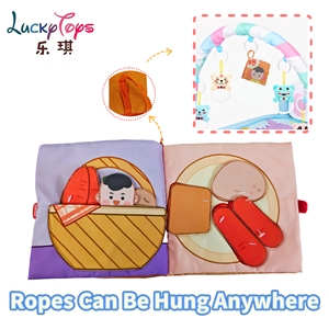 2025 superventas lindo <span class=keywords><strong>libro</strong></span> de <span class=keywords><strong>tela</strong></span> para bebé irrompible espesor textura transparente colorido multicolor juguete educativo a juego para niños - Product Image 4