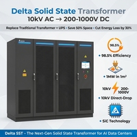 Transformateur à semi-conducteurs OEM Delta, conception personnalisée, équipement essentiel pour les projets de réseaux électriques