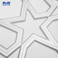 Murs-rideaux perforés en aluminium à motifs personnalisés pour la décoration extérieure des bâtiments, design léger et creux, gravure au laser