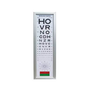 ऑप्टोमेट्री उपकरण स्नेलेन दृश्य ए्युटी चार्ट आंखों परीक्षण प्रकाश बॉक्स बच्चों के दृष्टि मूल्यांकन - Product Image 4