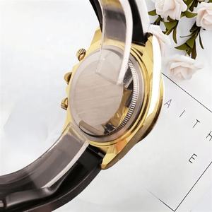 Reloj Cronógrafo de Mujer con Diseño de Leopardo, Tendencia 2026, Bisel con Diamantes en Oro Rosa, Correa de Caucho Negra - Product Image 5