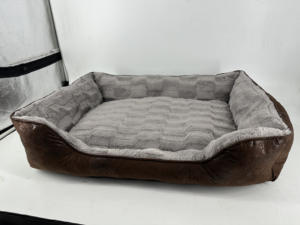 Longue peluche chat lits chat tapis rond doux lit pour chiens coussin pour animaux de compagnie chat lit dormir canapé tapis animal fabricant livraison directe - Product Image 4