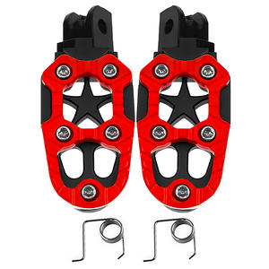 Reposapiés de motocicleta de servicio pesado para clavijas de pie <span class=keywords><strong>Harley</strong></span> Diseño de aventura de aluminio CNC para uso todoterreno - Product Image 4