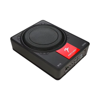 Subwoofer de voiture Marriola N10 de haute qualité 200W RMS, 10 pouces, fin, actif, sous le siège, pour voiture/camion, bobine simple, 100dB audio
