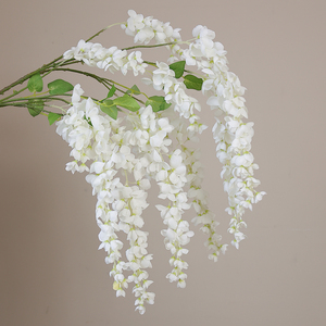 L'alta qualità 100cm di seta glicine artificiale fiore simulato matrimonio soffitto e sala decorazione della parete per alberghi - Product Image 4