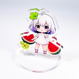 Hanxin Dễ Thương Trái cây cô gái chủ đề trò chơi trực tuyến hiển thị đứng tùy chỉnh phương tiện truyền thông xã hội hoạt hình an toàn nhựa thủ công bản quyền - Product Image 5