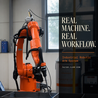 Machine de soudage robotisée pour la fabrication d'acier lourd, 7 axes, rail au sol de 12 m, soudage de composants structurels de grande taille