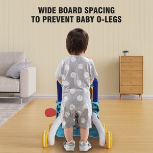 Porteur bébé éléphant musical anti-retournement avec roues, jouet d'éveil pour enfants - Product Image 6