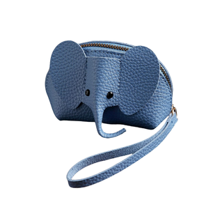 Trendy <strong>Elephant</strong> Bag Animal Shaped <strong>Coin</strong> <strong>Purse</strong> Key Chain Wallet Present for Women Zipper Hand Lipstick Storage Bags Wholesale - Product Image 5