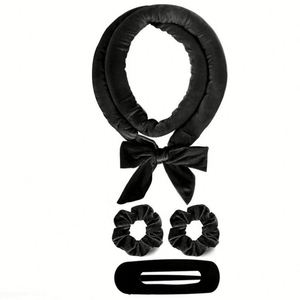 Rizadores sin Calor para Dormir Durante la Noche, Set de Rizadores sin Calor con Coleteros, Pinza y Cinta Suave para el Cabello - Product Image 4