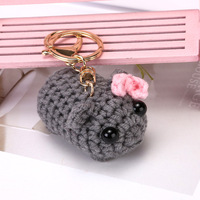 Mignon et amusant Meme Hamster triste en peluche, Hamster triste avec musique, Porte-clés pendentif, Décoration, Poupée artisanale