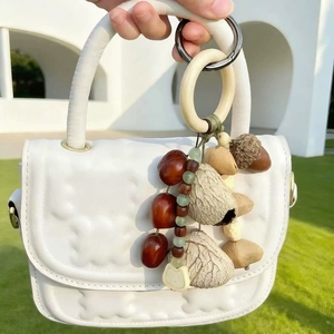 Wholesale Handmade Natural Acorn And Fruit‑Shell Bag Ornament <b>Wind</b> <b>Chime</b> Handicraft Souvenir Accessories - Product Image 2