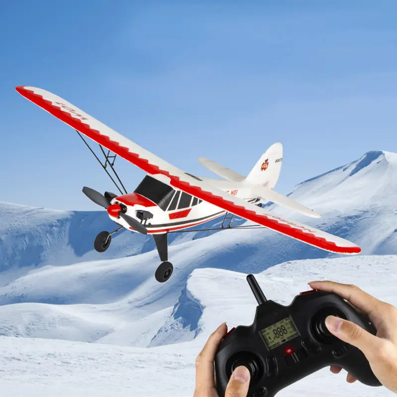 रिमोट कंट्रोल J3 विमानों उड़ान भरने के लिए तैयार खिलौने 6-अक्ष <span class=keywords><strong>Gyroscope</strong></span> के 6G स्वयं-स्थिर Ultralight आर सी हवा विमान Vtol हवाई यूएवी बड़ा खिलौना