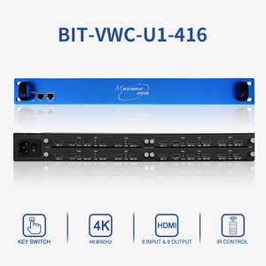 Expansor de pantalla múltiple HD HDMI 4x4 <span class=keywords><strong>2x2</strong></span> 3x3 2x4, venta directa de fábrica, controlador de vídeo y pared - Product Image 3