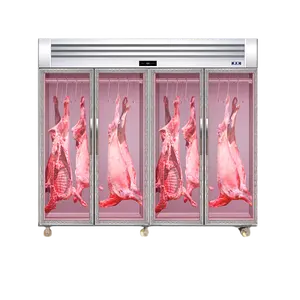 Мясной дисплей холодильник мясной дисплей охладитель дисплей холодильник мясо висит