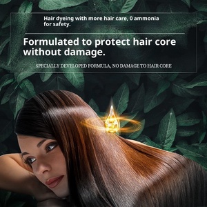 JiaYing Crema Colorante per <span class=keywords><strong>Capelli</strong></span> Senza Ammoniaca, Doppio Applicatore, Semi-Permanente, Alta Qualità, Bicolore, Copre i <span class=keywords><strong>Capelli</strong></span> Grigi, Multitono, Un Solo Passaggio, 6-8 Colori - Product Image 2