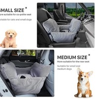 Lit de voyage pour chien de grande taille pour siège arrière de voiture, toutes saisons, amovible et lavable, avec poignée de transport, logo personnalisé OEM, vente en gros, direct usine