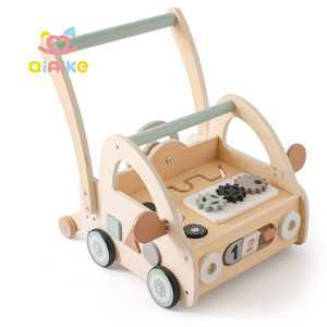 Offre Spéciale CE CPC certifié jouets en bois pour enfants centre d'activité multifonctionnel unisexe enfant en bas âge pousser marcheur apprentissage <span class=keywords><strong>marche</strong></span> bébé - Product Image 1