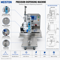 Robot de distribution de haute précision, manuel et automatique, avec pompe à eau et à air, pour le scellage de composants électroniques