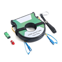 Carga ficticia Fibra óptica Anillo-rollo Tipo 1km 2km SC/APC OTDR Launch Cable Box